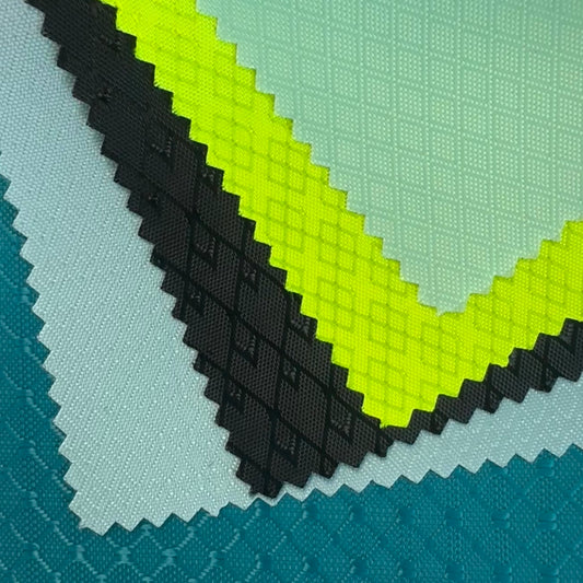 Waterproof diamond check Oxford fabric