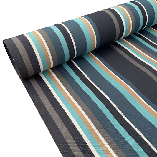 Solution dyed polyester awning fabic