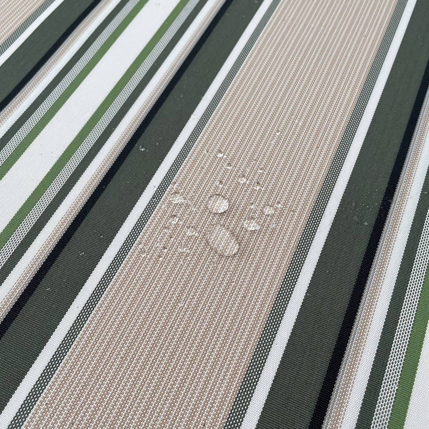 Solution dyed polyester awning fabic